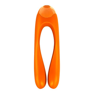SATISFYER - FINGER VIBRATOR CANDY CANE ORANGE