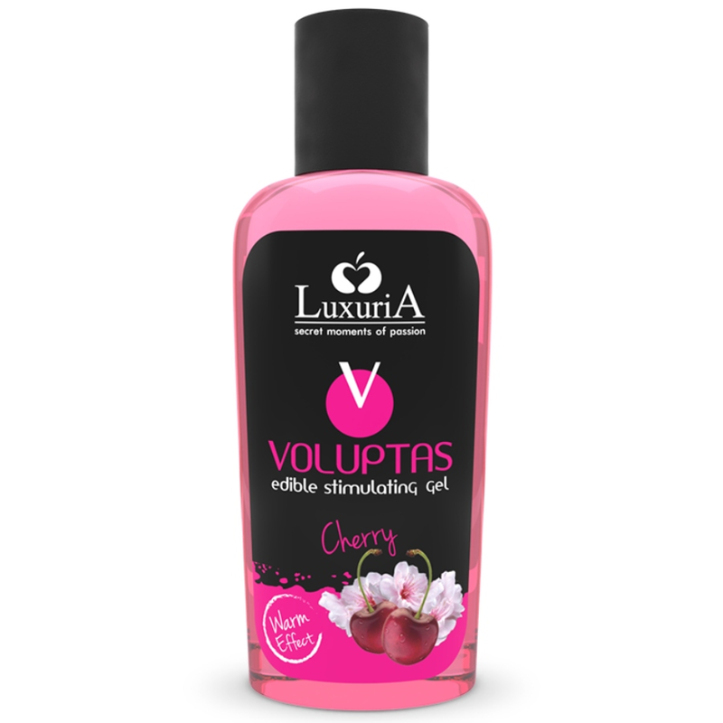 INTIMATELINE LUXURIA - VOLUPTAS GEL MASSAGGIO COMMESTIBILE EFFETTO RISCALDANTE - CILIEGIA 100 ML