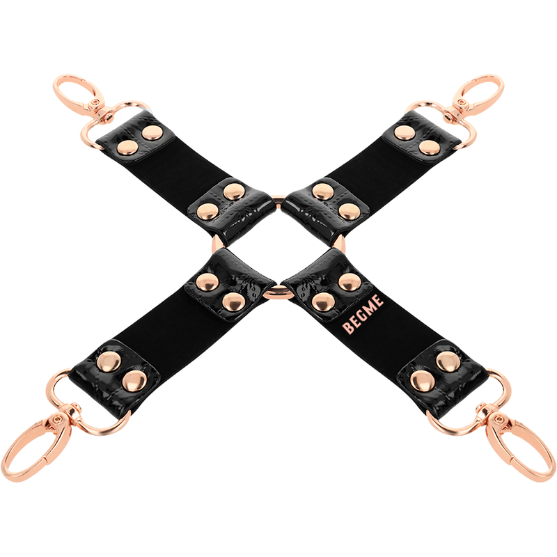 BEGME - FASCETTA IN PELLE VEGAN BLACK EDITION