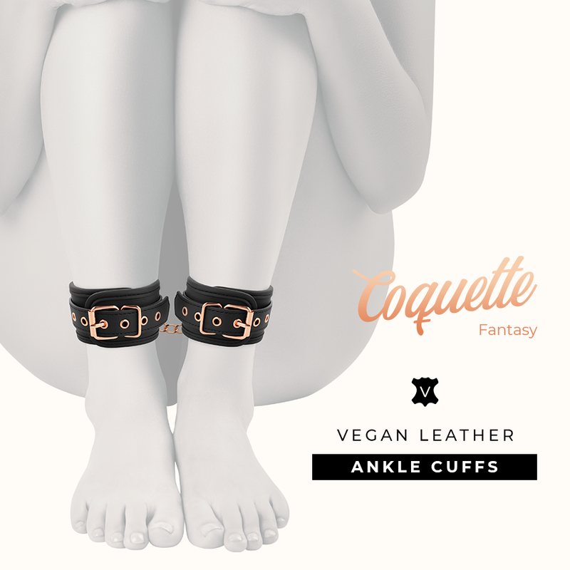 COQUETTE CHIC DESIRE - FANCY ANKLE CUFFS WITH NEOPRENE LINING