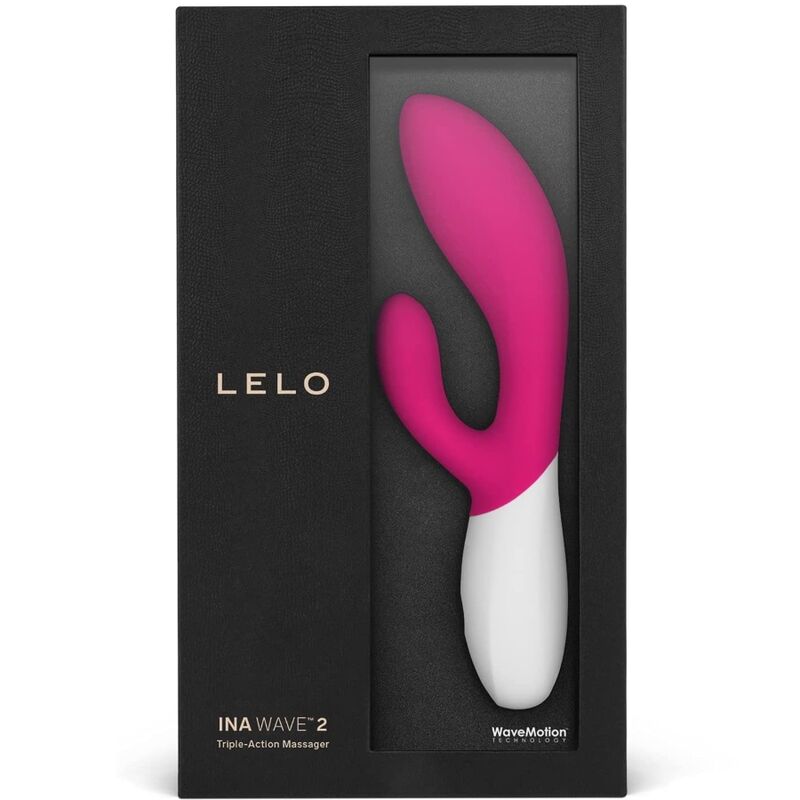 LELO - VIBRADOR DE LUJO INA WAVE 2 SPECIAL MOVEMENT CEREZA