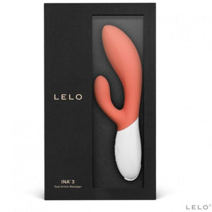 LELO - INA 3 VIBRADOR DE LUJO TIPO CONEJO CORAL