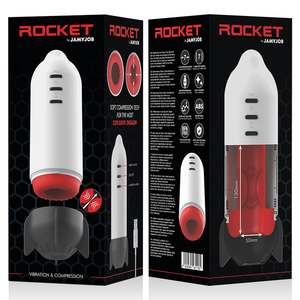 JAMYJOB - ROCKET MASTURBATOR SOFT-COMPRESSION & VIBRATION TECHNOLOGY