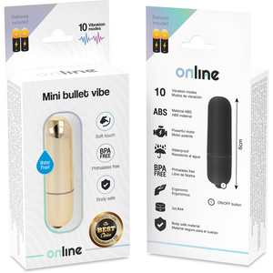 ONLINE - GOLD VIBRATING MINI PROJECTOR
