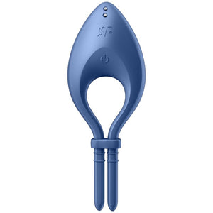 SATISFYER - APP VIBRATORI BULLSEYE RING BLU