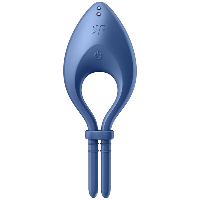 SATISFYER - APP VIBRATORI BULLSEYE RING BLU