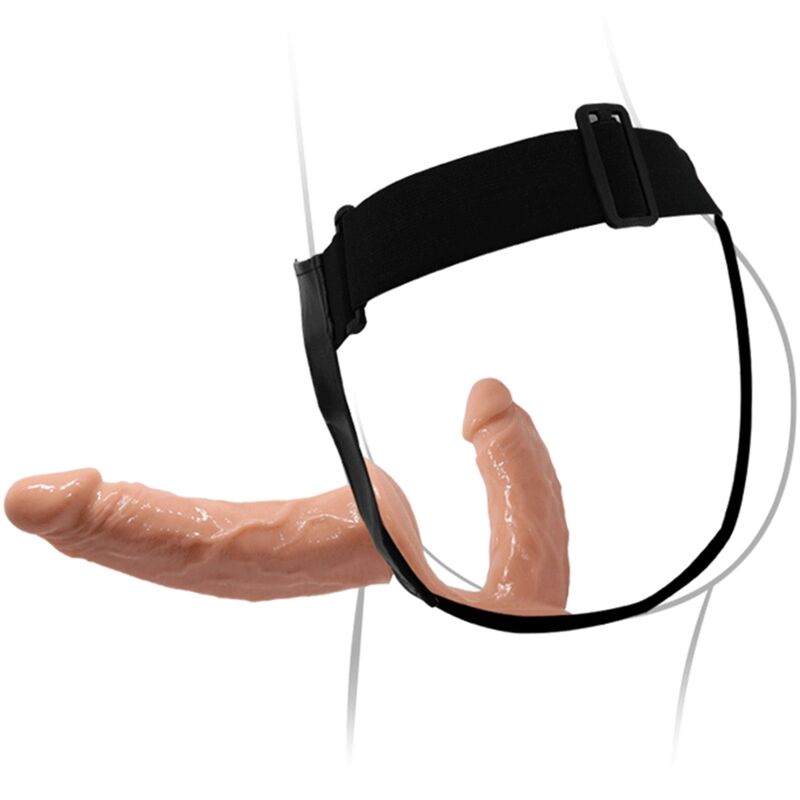 BAILE - FIESTA ULTRA APASIONADA DILDOS DOBLES CON ARNES