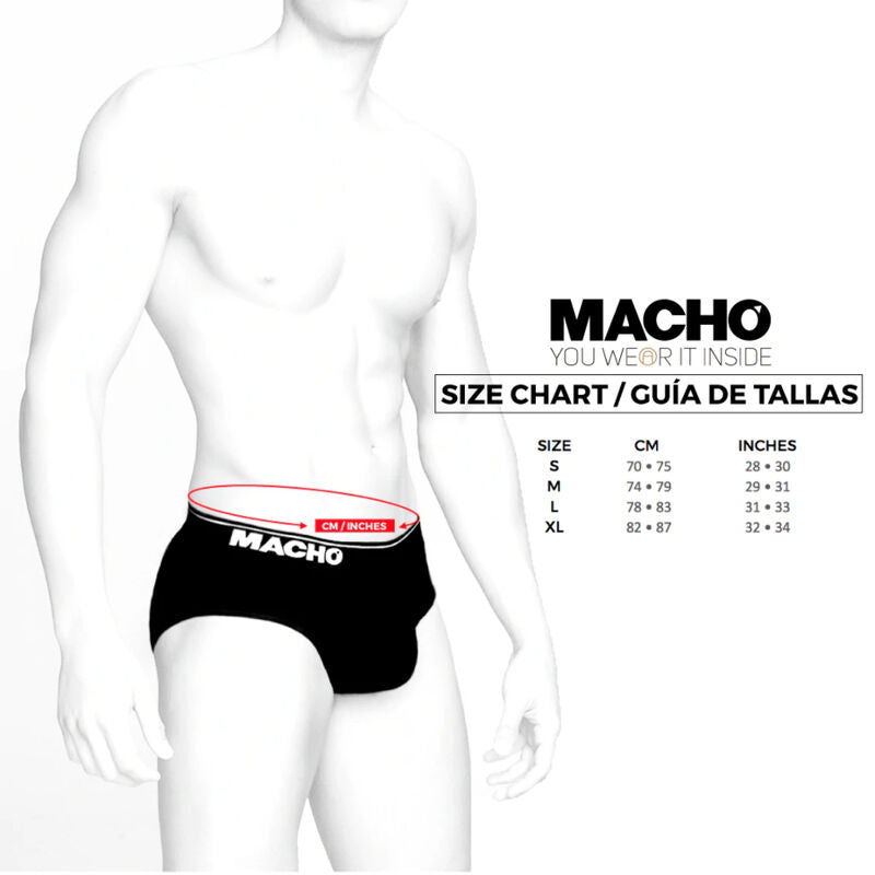 MACHO - MS24R SLIP ROJO OSCURO XL