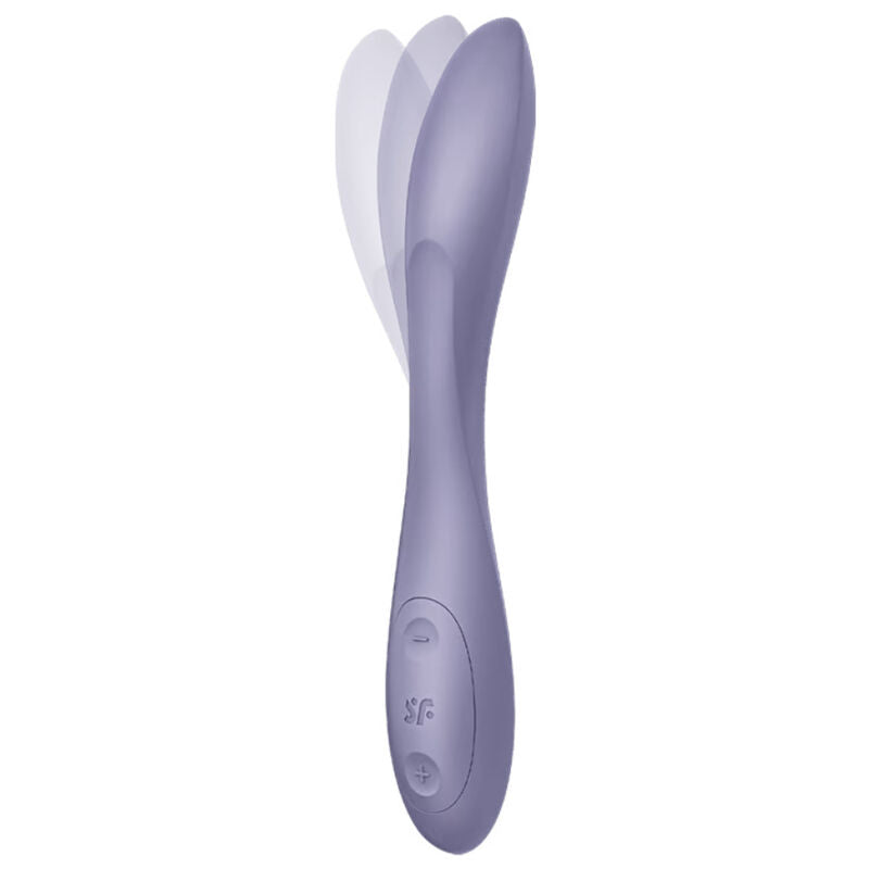 SATISFYER - VIBRADOR MÚLTIPLE PUNTO G FLEX 2 VIOLETA