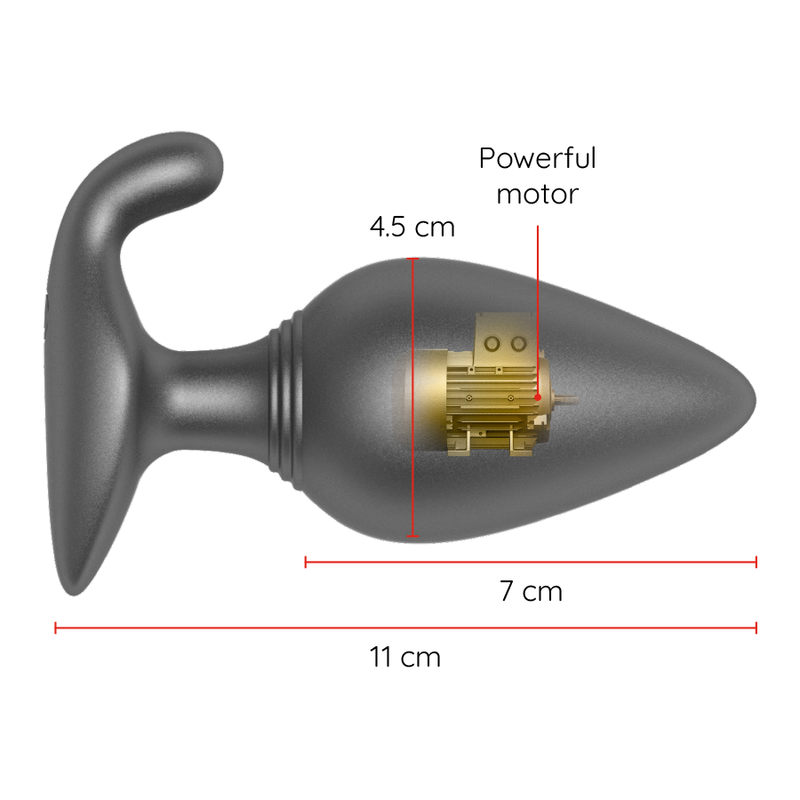 ONINDER - RIO NERO VIBRATING BUTT PLUG - FREE APP
