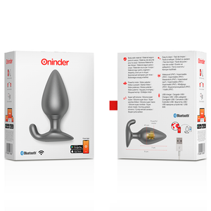 ONINDER - RIO NERO VIBRATING BUTT PLUG - FREE APP