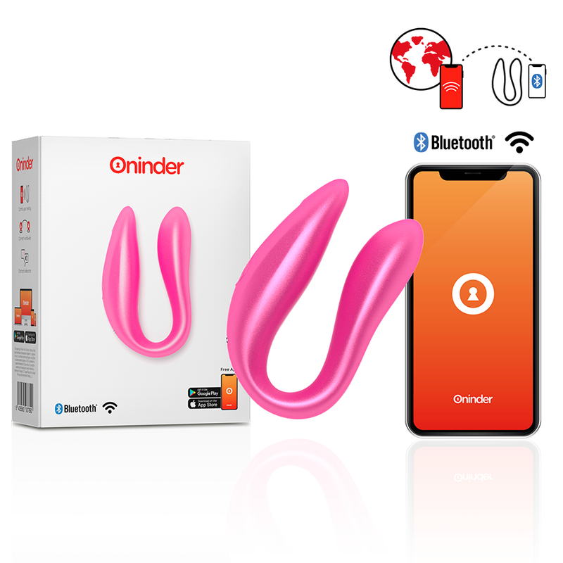 ONINDER - ESTIMULADOR DEL PUNTO G Y DEL CLÍTORIS LISBOA ROSA - APLICACIÓN GRATUITA