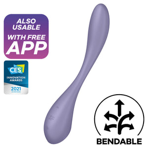 SATISFYER - MULTI-VIBRATORE G-SPOT FLEX 5 LILLA