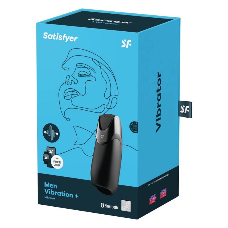 SATISFYER - MEN VIBRACIÓN+ NEGRO