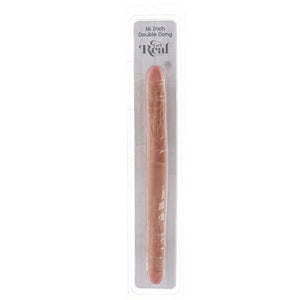 SÉ REAL - DOPPIO DONG 40 CM CUERO