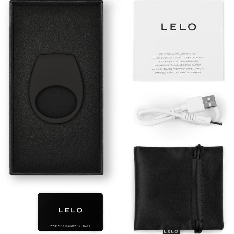 LELO - ANILLO VIBRADOR TOR 3 NEGRO