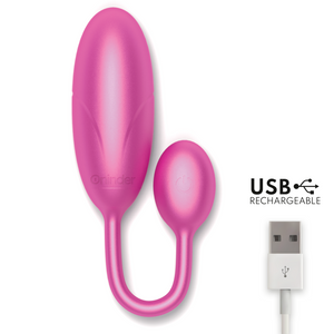 ONINDER - UOVO VIBRANTE DENVER ROSA 7 X 2,7 CM APP GRATUITA