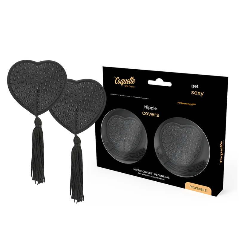 COQUETTE CHIC DESIRE - Black Nipple Covers