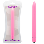 GLOSSY - VIBRADOR DELGADO ROSA INTENSO