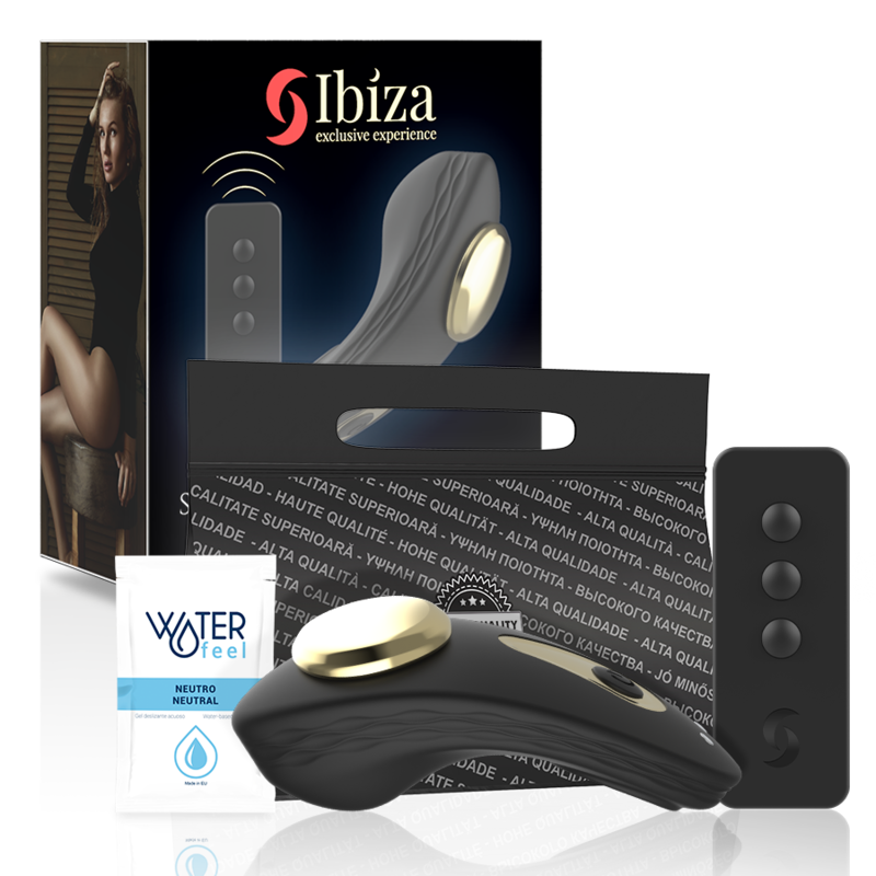 IBIZA - REMOTE CONTROL SILICONE VIBRATING PANTIES