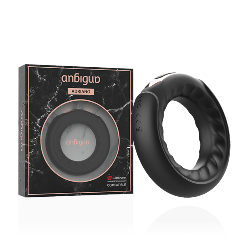 ANILLO VIBRADOR ADRIANO ANBIGUO + MANDO A DISTANCIA WATCHME