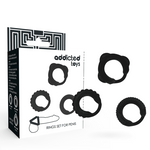 ADDICTED TOYS - SET ANILLO C NERO