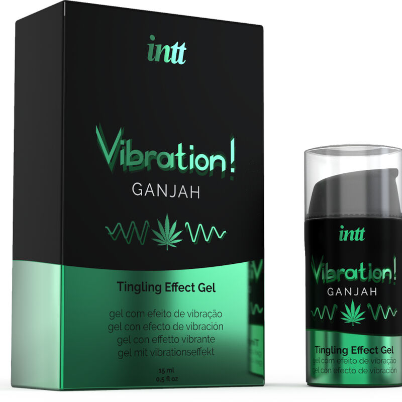 INTT - POWERFUL VIBRATING LIQUID GEL INTIMATE STIMULANT CANNABIS 15ML