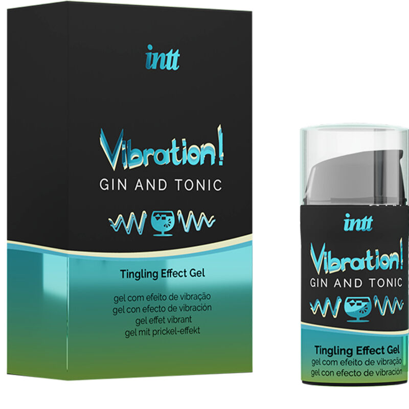 INTT - POWERFUL VIBRATING LIQUID GEL INTIMATE STIMULANT GIN & TONIC 15ML