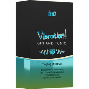 INTT - POWERFUL VIBRATING LIQUID GEL INTIMATE STIMULANT GIN & TONIC 15ML
