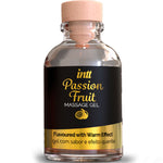 INTT MASAJE Y SEXO ORAL - GEL DE MASAJE CON SABOR A FRUTA DE LA PASIÓN Y EFECTO CALOR
