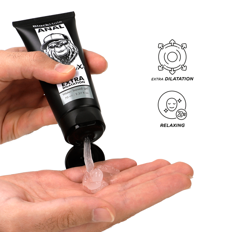 BLACK HOLE - GEL DILATADOR ANAL A BASE DE AGUA 70 ML
