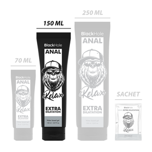 BLACK HOLE - GEL A BASE D'ACQUA PER DILATAZIONE ANALE 150 ML