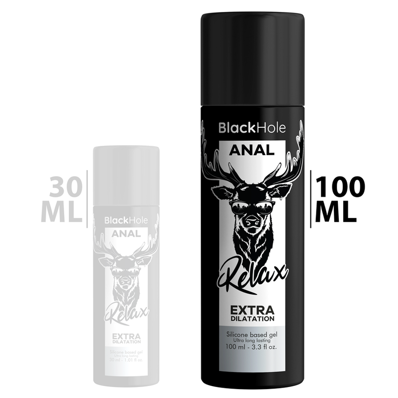 BLACK HOLE - GEL DILATATORE ANALE A BASE DI SILICONE 100 ML