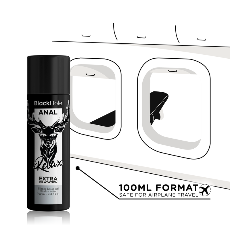 BLACK HOLE - GEL DILATATORE ANALE A BASE DI SILICONE 100 ML