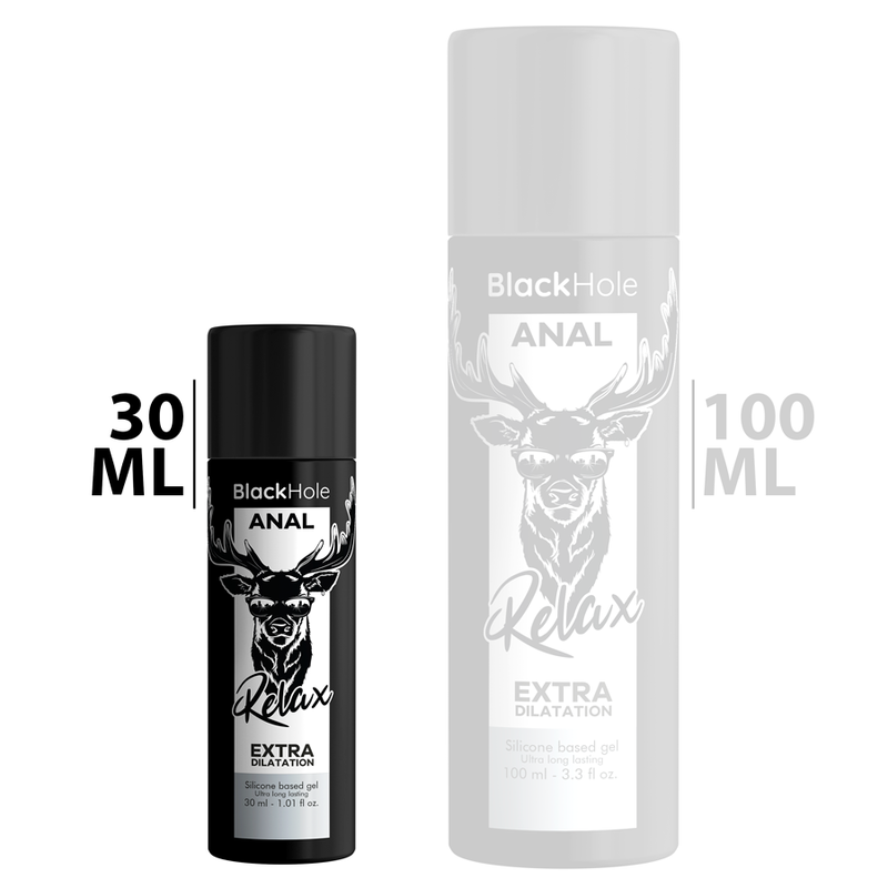 BLACK HOLE - GEL DILATADOR ANAL A BASE DE SILICONA 30 ML