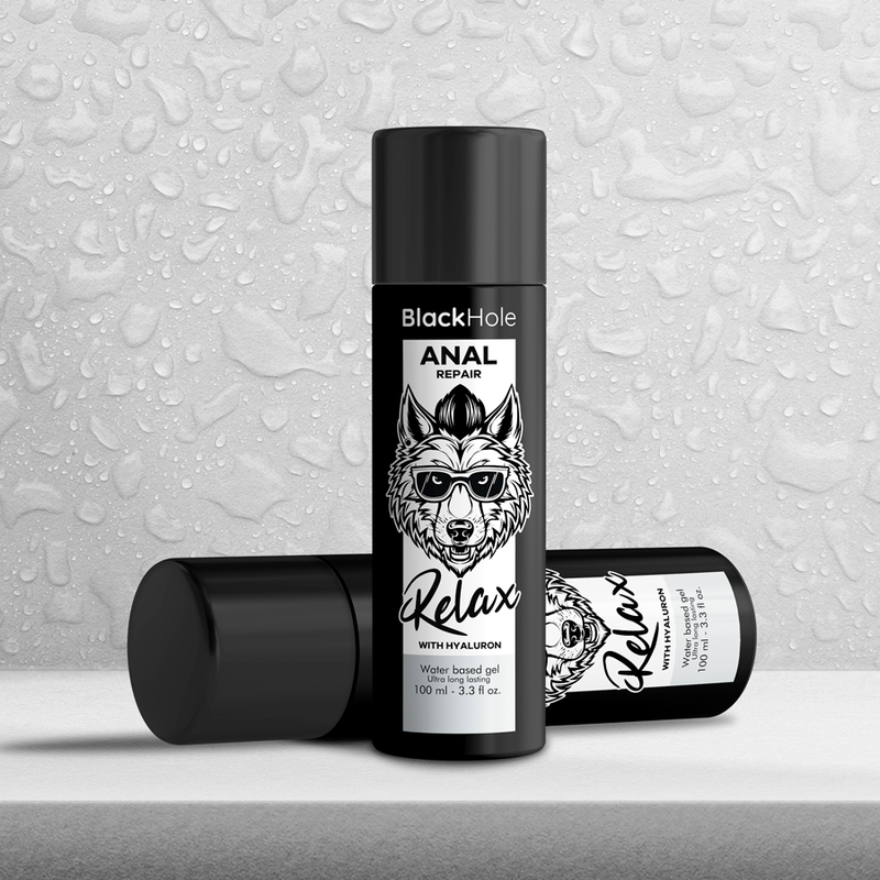 BLACK HOLE - REPARADOR ANAL A BASE DE AGUA RELAX CON HIALURÓNICO 100 ML
