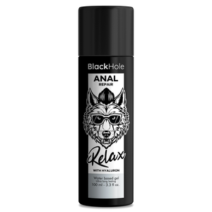BLACK HOLE - REPARADOR ANAL A BASE DE AGUA RELAX CON HIALURÓNICO 100 ML