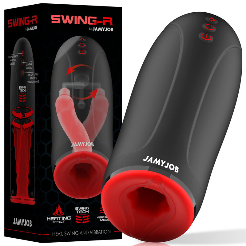 JAMYJOB - EFECTO CALOR SWING-R, SWING TECH Y MASTURBADOR VIBRATORIO