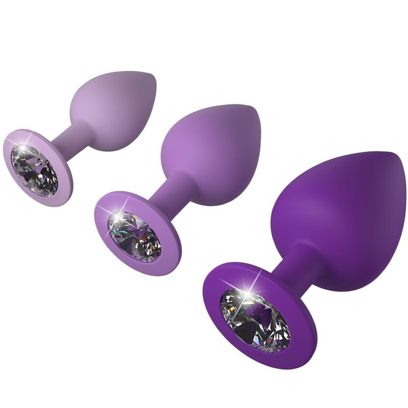 FANTASY PARA ELLA - SET DE PLUGS ANALES MORADOS