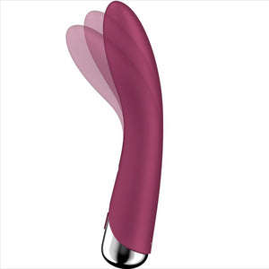 SATISFYER - SPINNING VIBE 1 G-SPOT ROTATING VIBRATOR RED