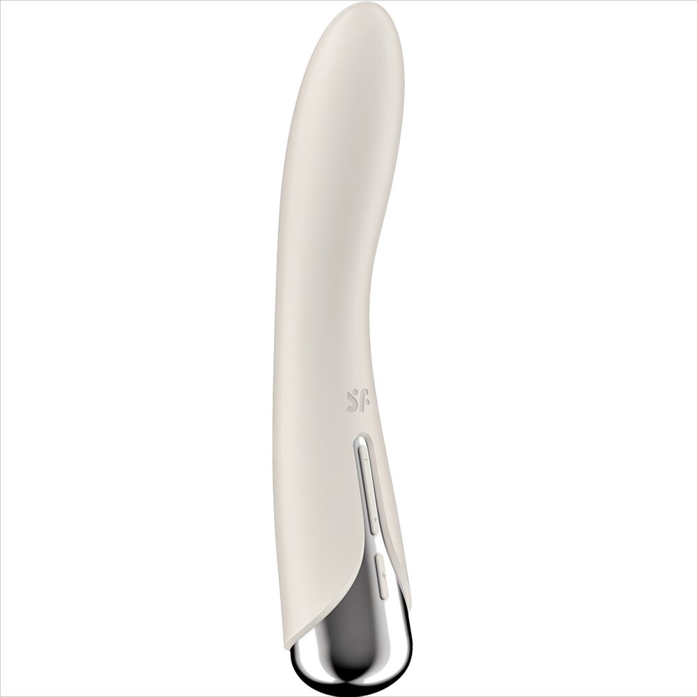 SATISFYER - VIBRADOR GIRATORIO 1 PUNTO G BEIGE