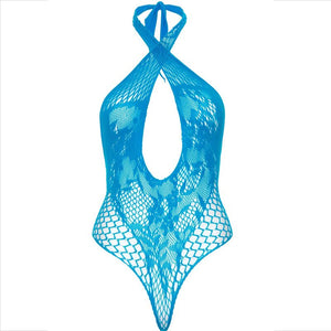 LEG AVENUE - BLUE LACE TEDDY