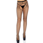 LEG AVENUE - MEDIAS DE RED SIN PUNTA NEGRAS
