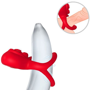 ARMONY - ANELLO VIBRANTE A CUORE ROSSO