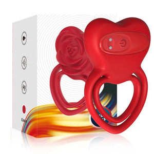 ARMONY - ANELLO VIBRANTE A CUORE ROSSO