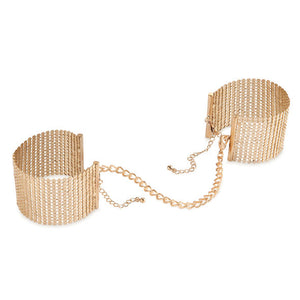 BIJOUX - DESIDERIO METALLICO MAGLIA IN RETE METALLICA DORATA