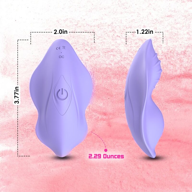 ARMONY - BRAGUITAS LLEVABLES WHISPER VIBRADOR MANDO A DISTANCIA VIOLETA