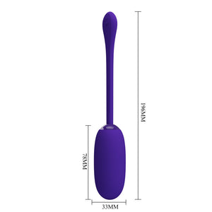 PRETTY LOVE - VIBRATING EGG JULIUS WATERPROOF-RECHARGEABLE PURPLE