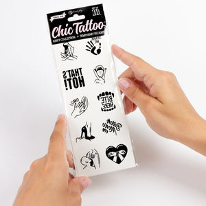 SECRET PLAY - KINKY COLLECTION SET OF 10 TEMPORARY TATTOOS