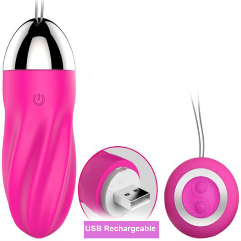 ARMONY - Sweety Spiral huevo vibrador con mando a distancia, rosa